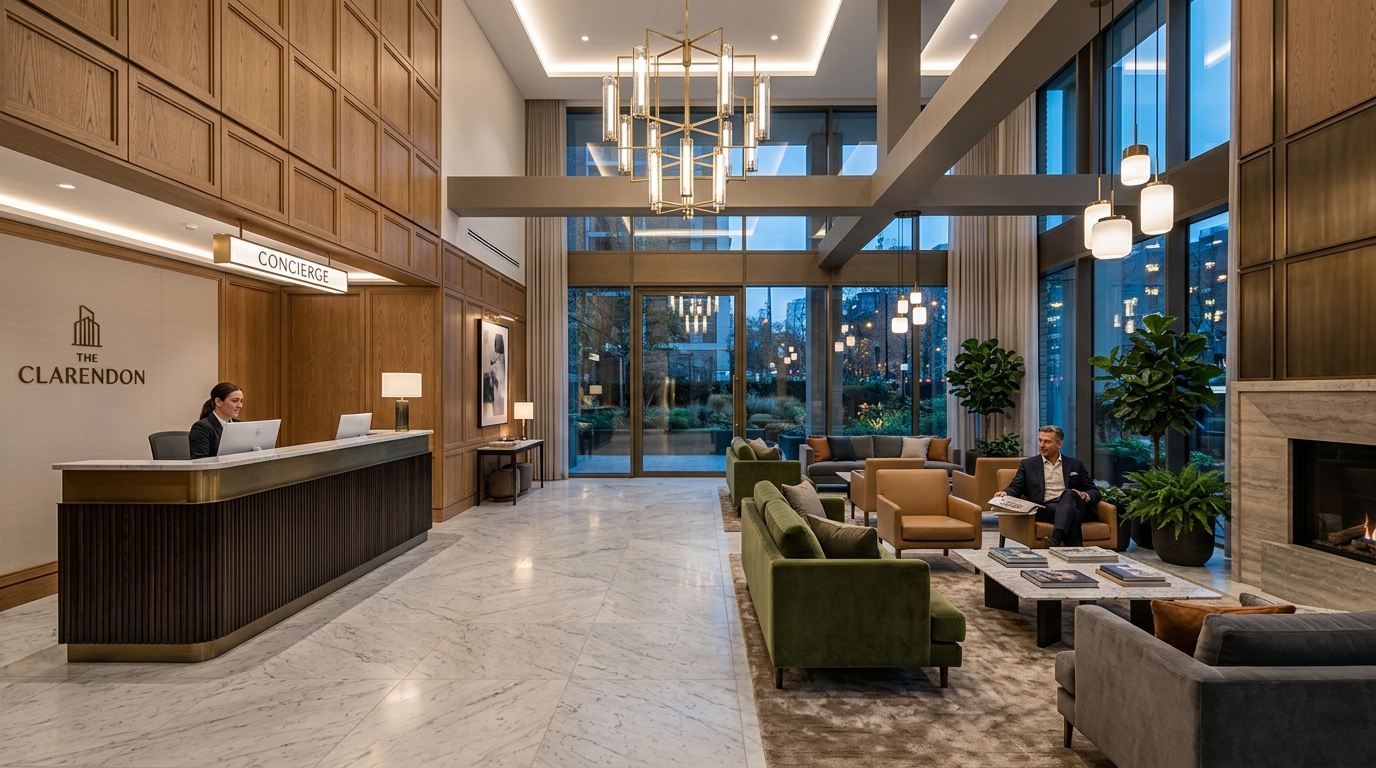 Lobby y Recepción VerticalHouse
